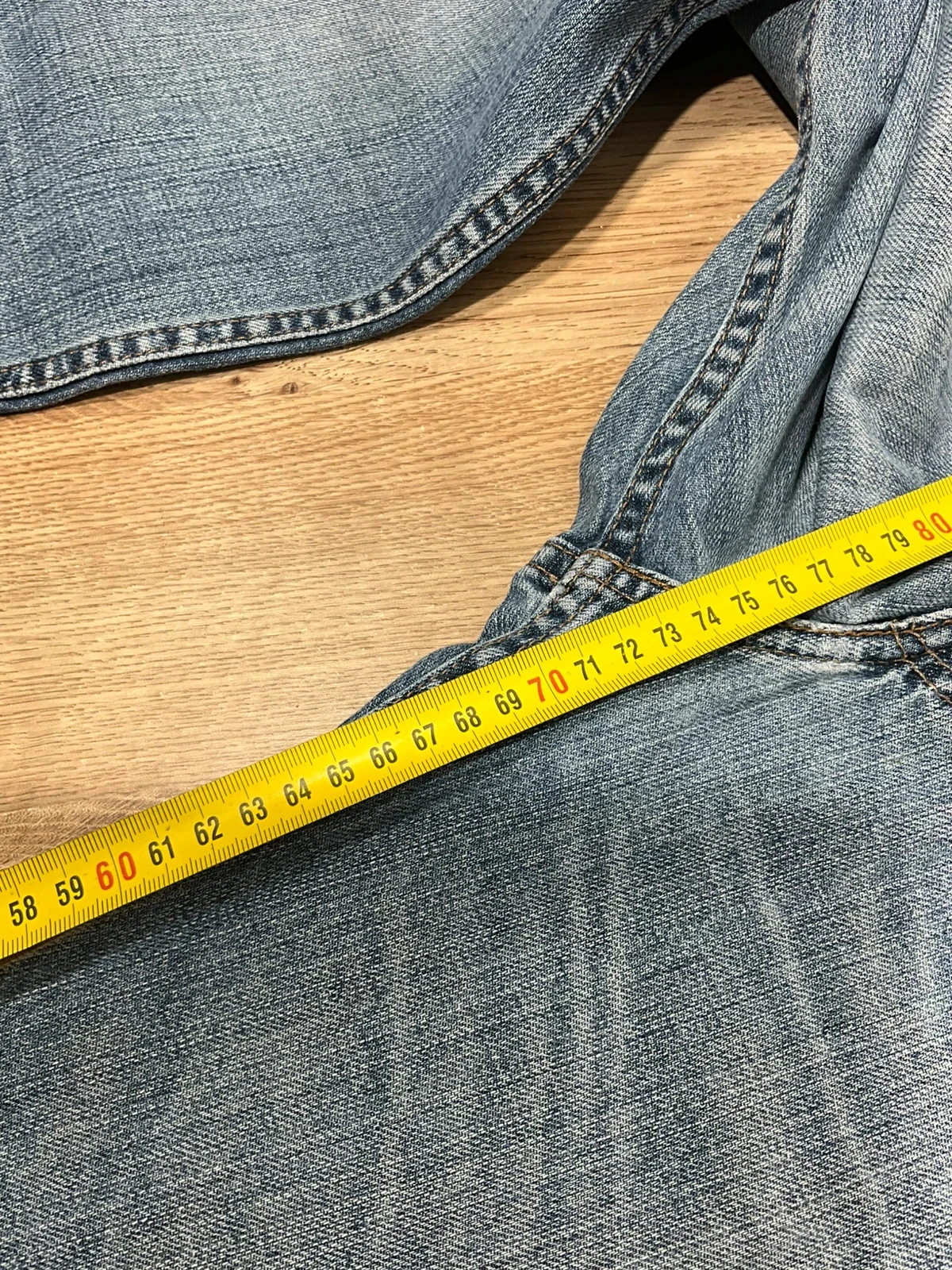 Jean Levi's Coupe Droite W32 L30 Vintage 100% Coton Bleu Délavé Lvh 184 – photo 19